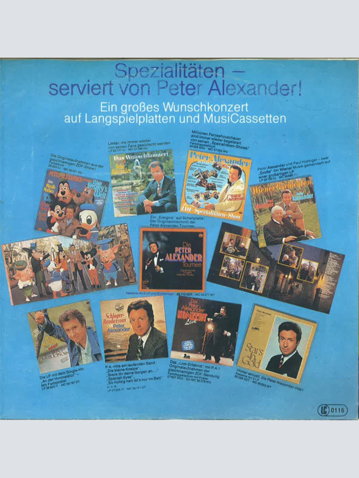 Vinyl / Peter Alexander - Bei Uns Daheim