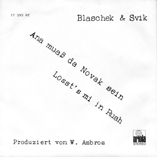Vinyl / Blaschek & Svik - Ana Muass Da Novak Sein