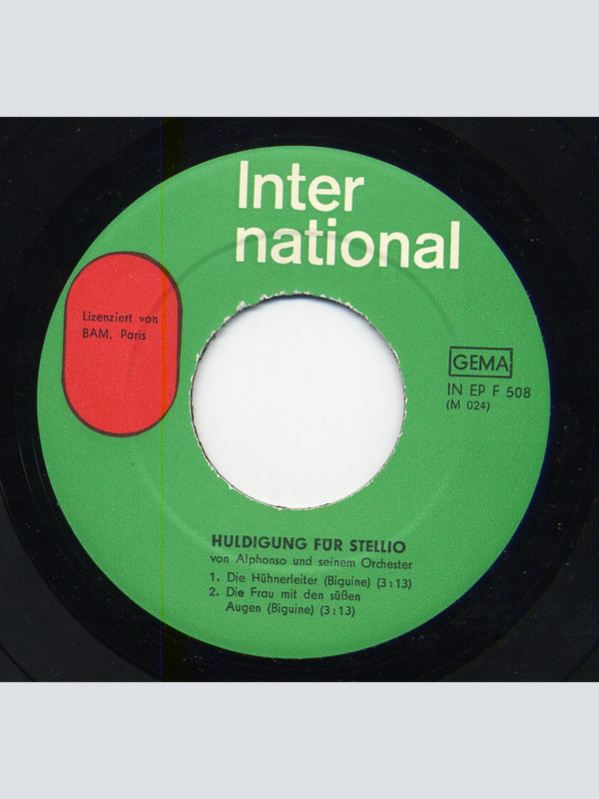 Vinyl / Alphonso Und Sein Orchester* - Huldigung Für Stellio