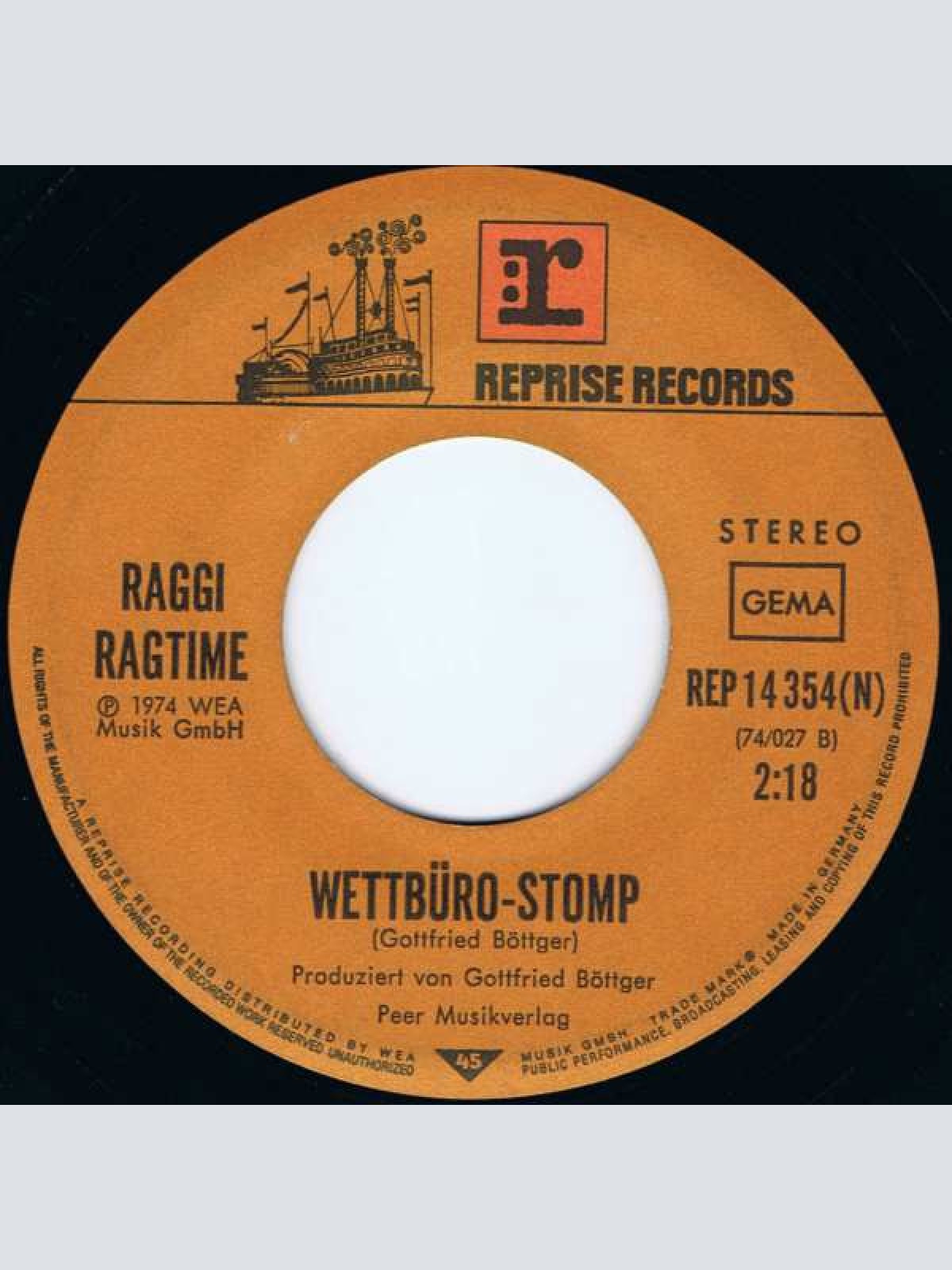 Vinyl / Raggi Ragtime - Der Clou (The Entertainer)