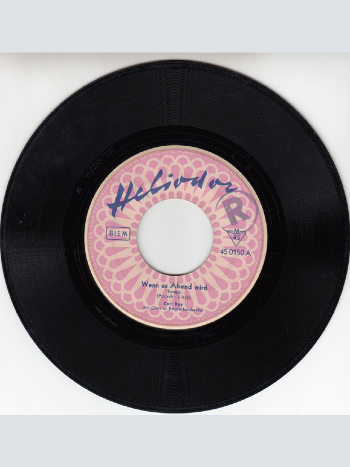 Vinyl / Carl Bay - Wenn Es Abend Wird