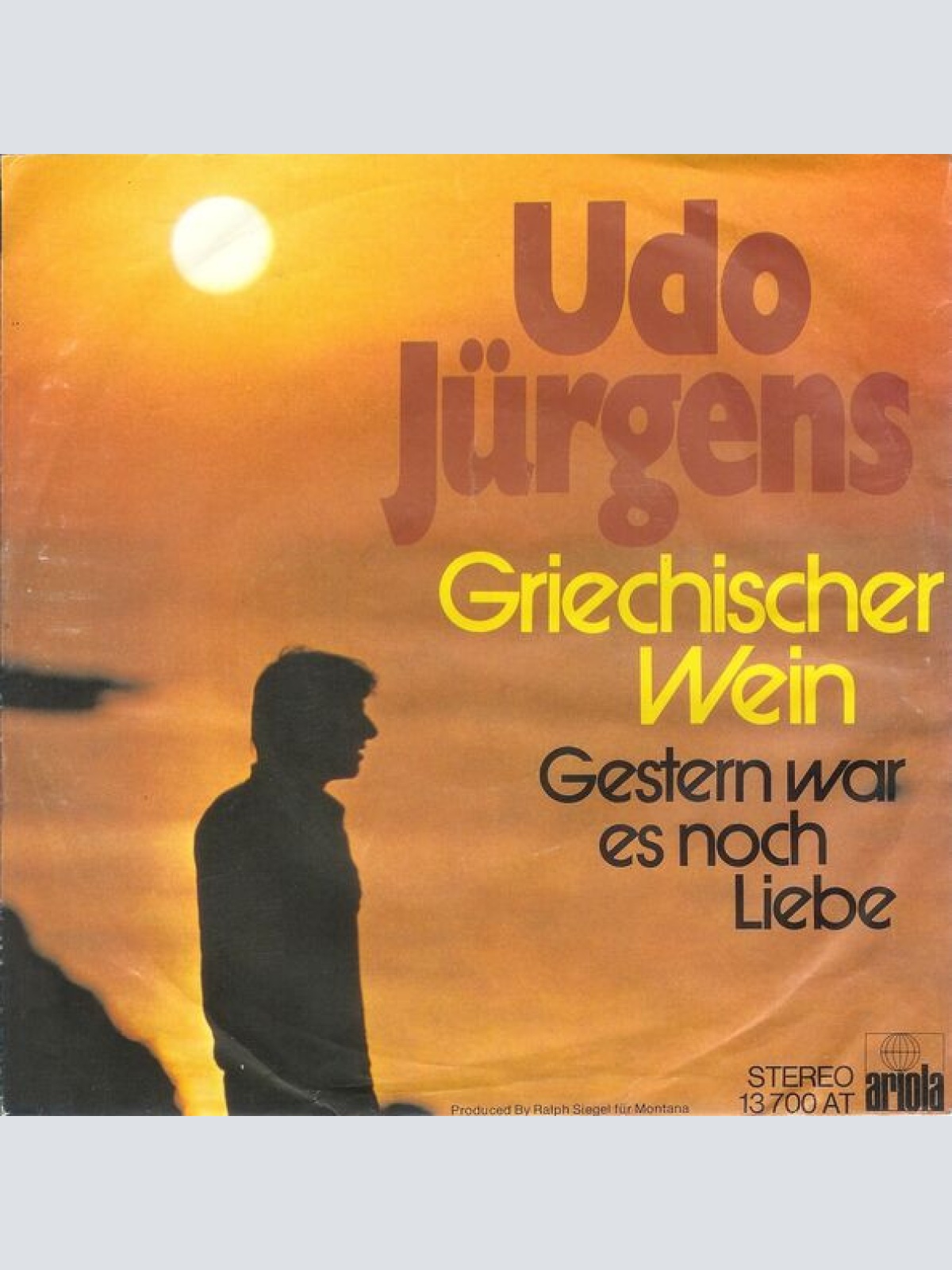 Vinyl / Udo Jürgens - Griechischer Wein