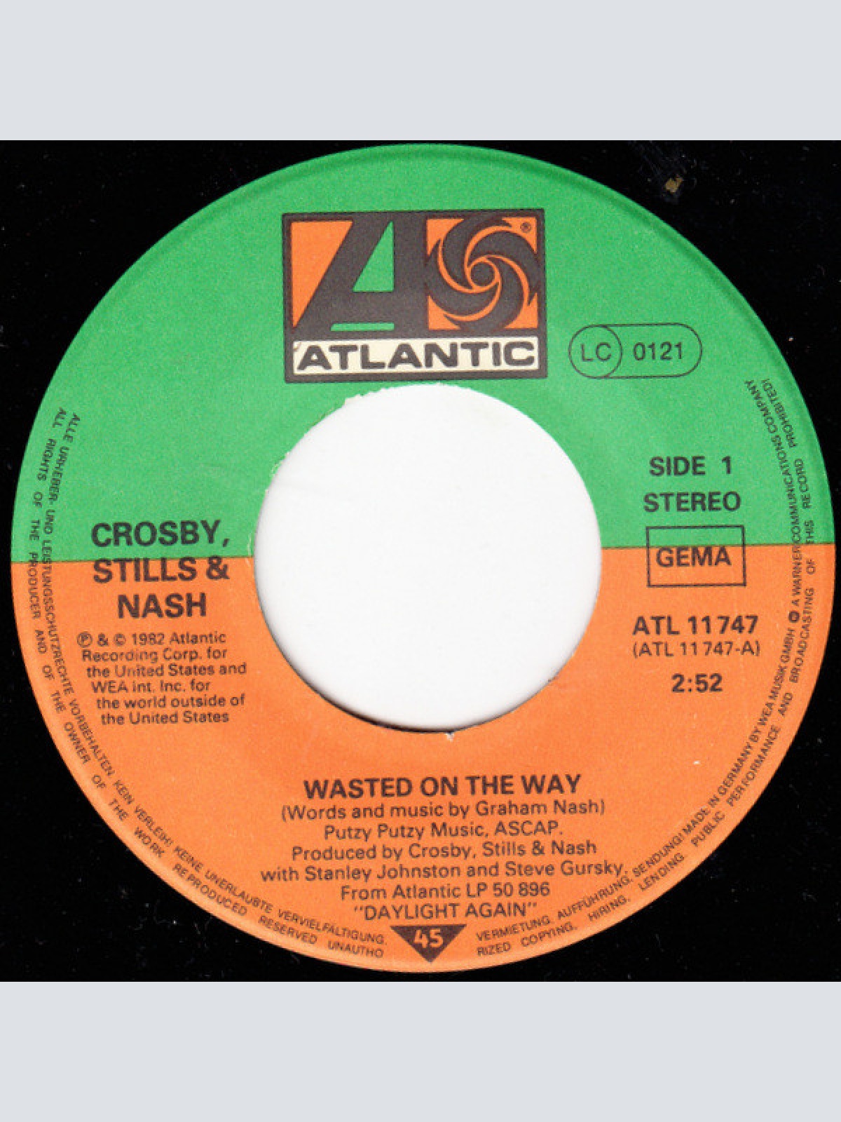 Vinyl / Crosby, Stills & Nash - Wasted On The Way
