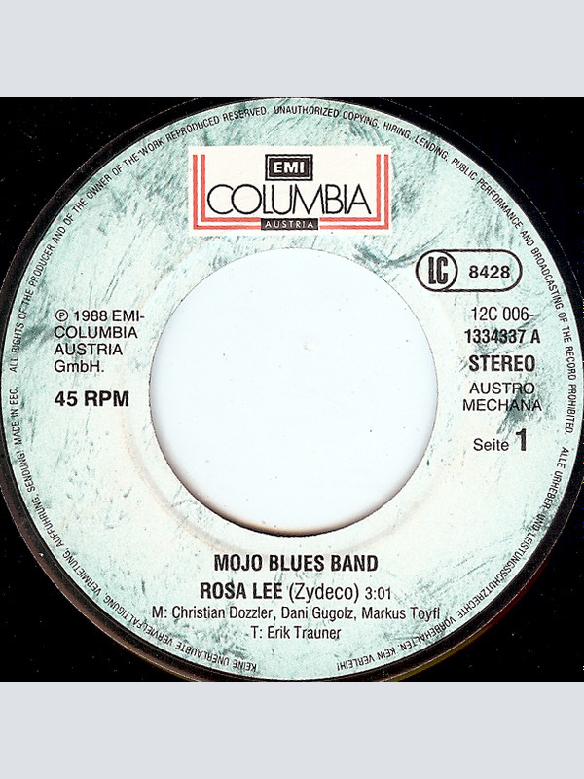 Vinyl / Mojo Blues Band - Rosa Lee