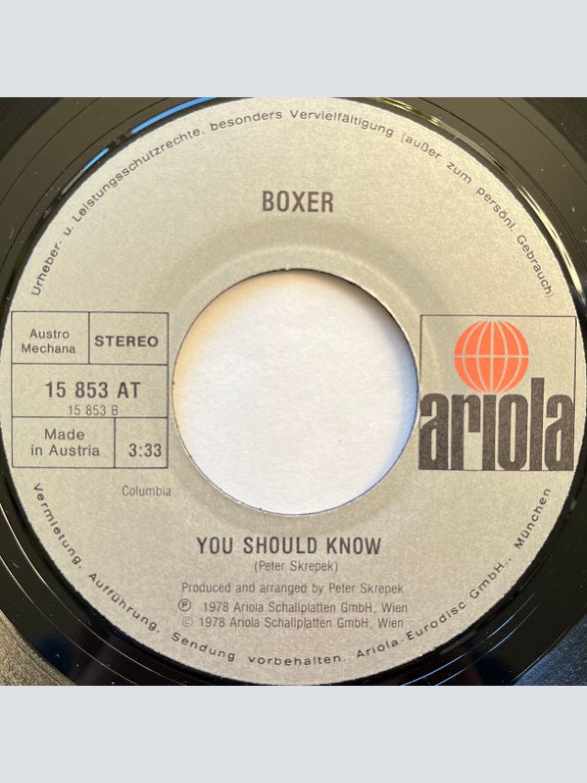 Vinyl / Boxer (11) - Oh Pretty Babe