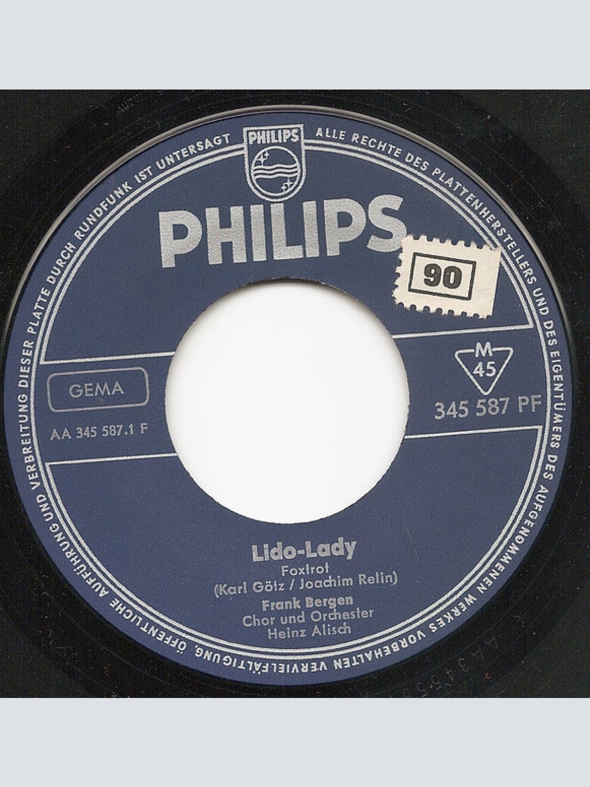 Vinyl / Frank Bergen - Lido Lady
