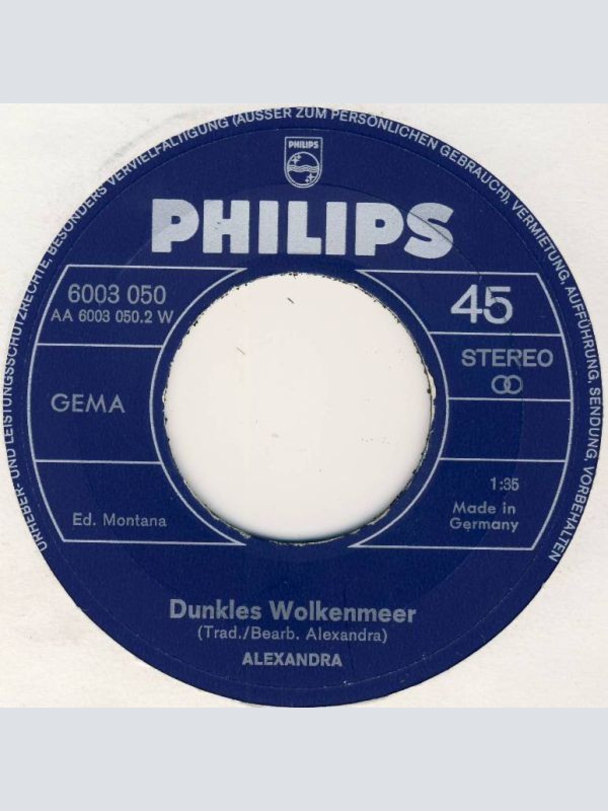 Vinyl / Alexandra (7) - Das Glück Kam Zu Mir Wie Ein Traum