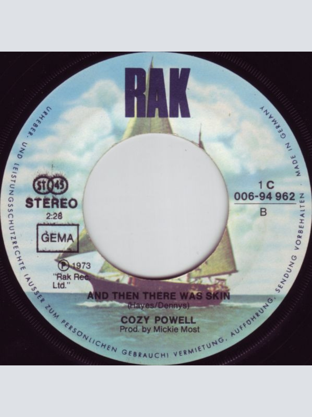 Vinyl / Cozy Powell - Dance With The Devil