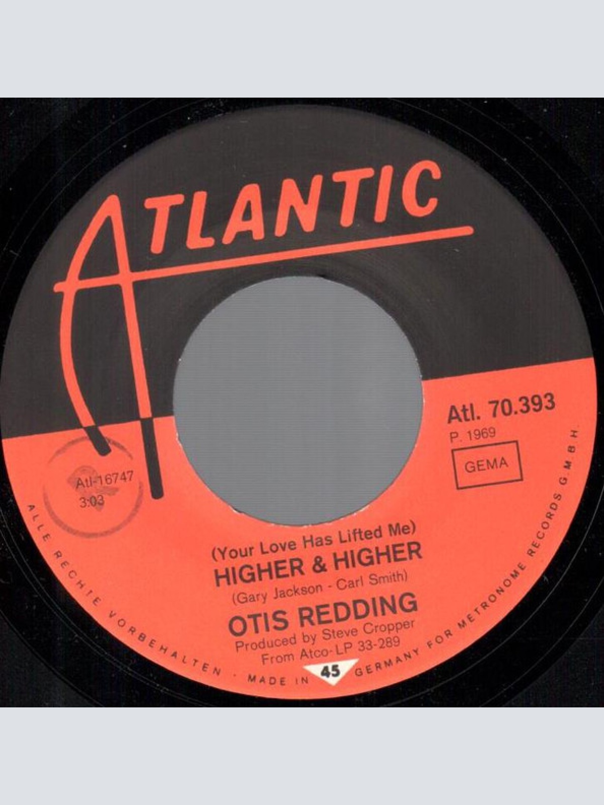 Vinyl / Otis Redding - (Your Love Has Lifted Me) Higher & Higher