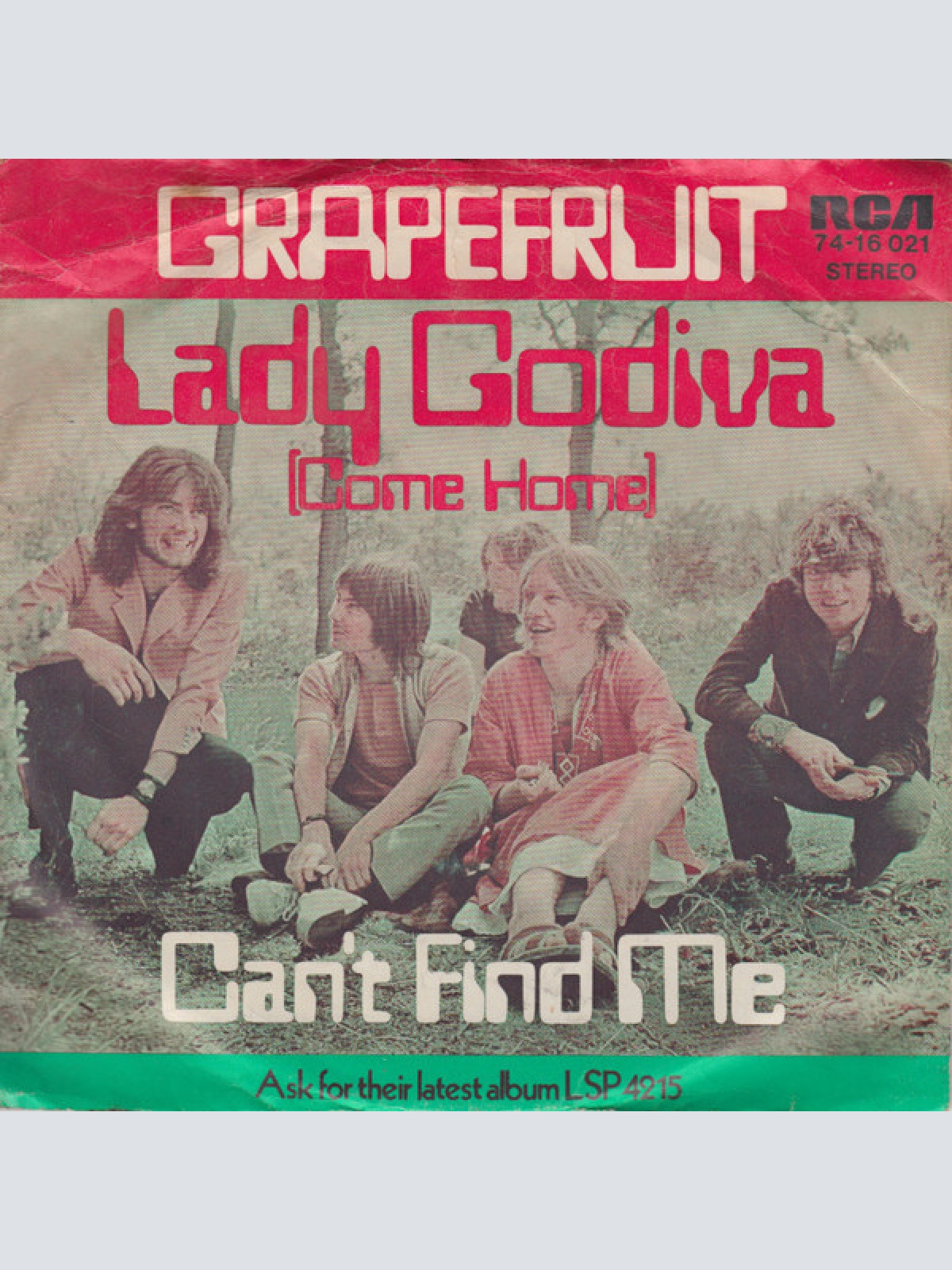 Vinyl / Grapefruit - Lady Godiva (Come Home)