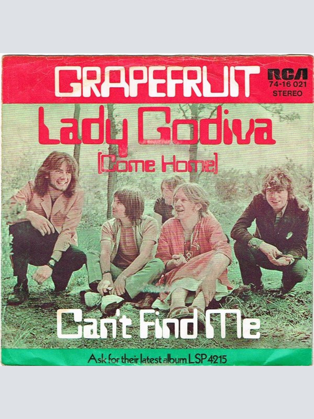 Vinyl / Grapefruit - Lady Godiva (Come Home)