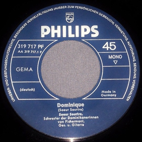 Vinyl / Soeur Sourire - Dominique