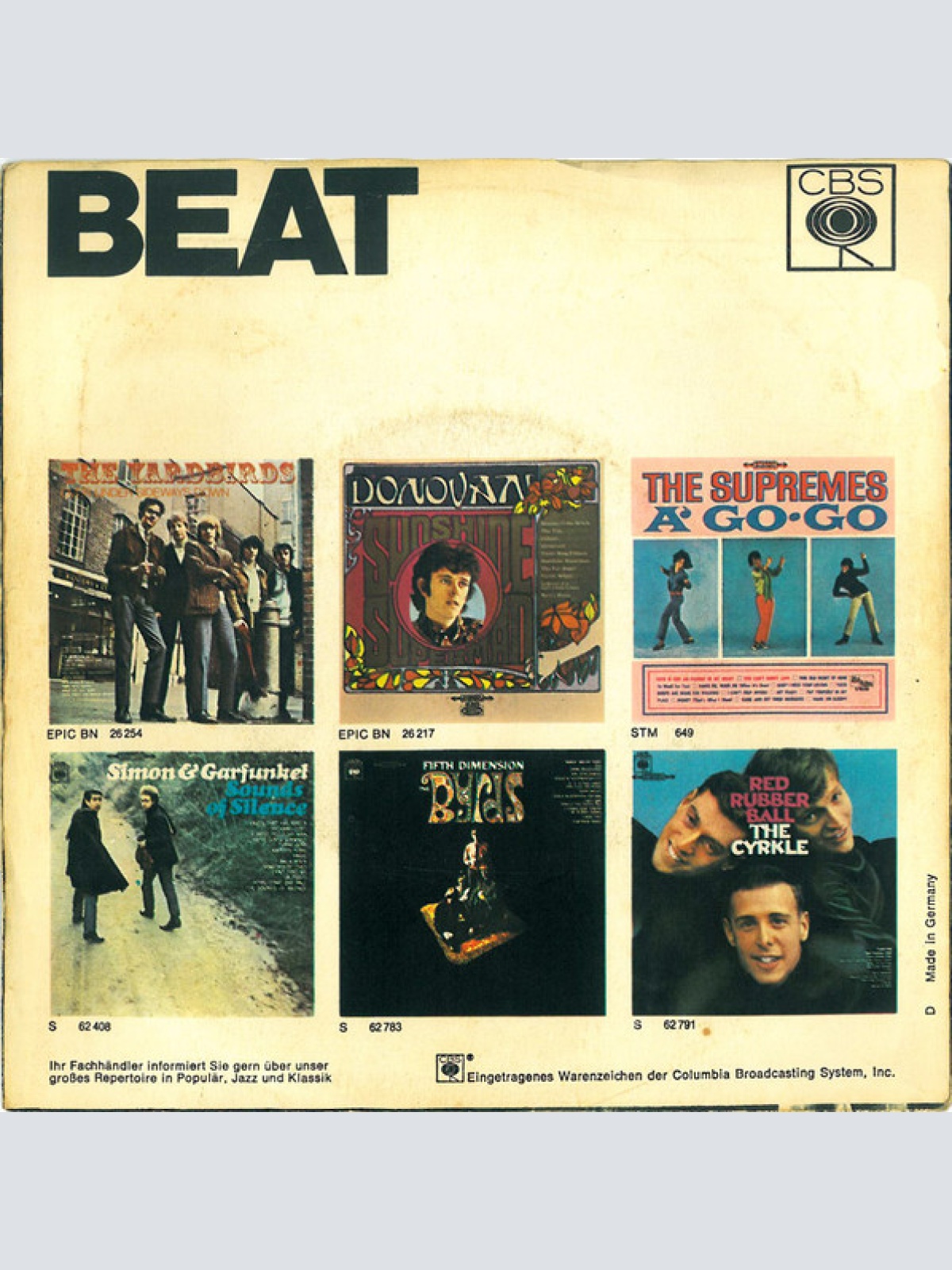 Vinyl / The Byrds - So You Want To Be A Rock 'N' Roll Star