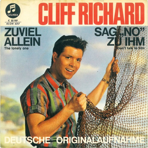 Vinyl / Cliff Richard - Sag' "No" Zu Ihm / Zuviel Allein
