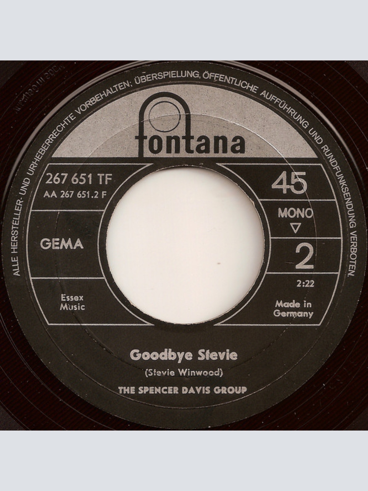 Vinyl / The Spencer Davis Group - Gimme Some Loving