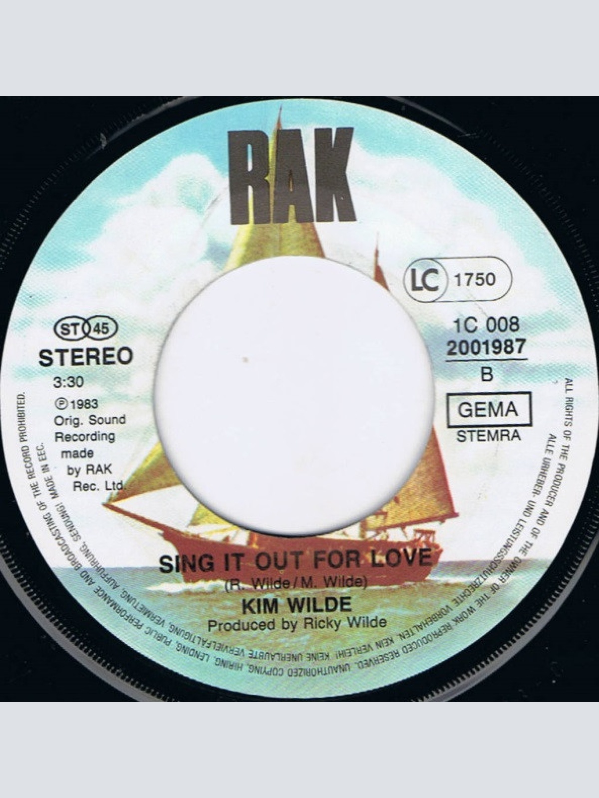 Vinyl / Kim Wilde - House Of Salome