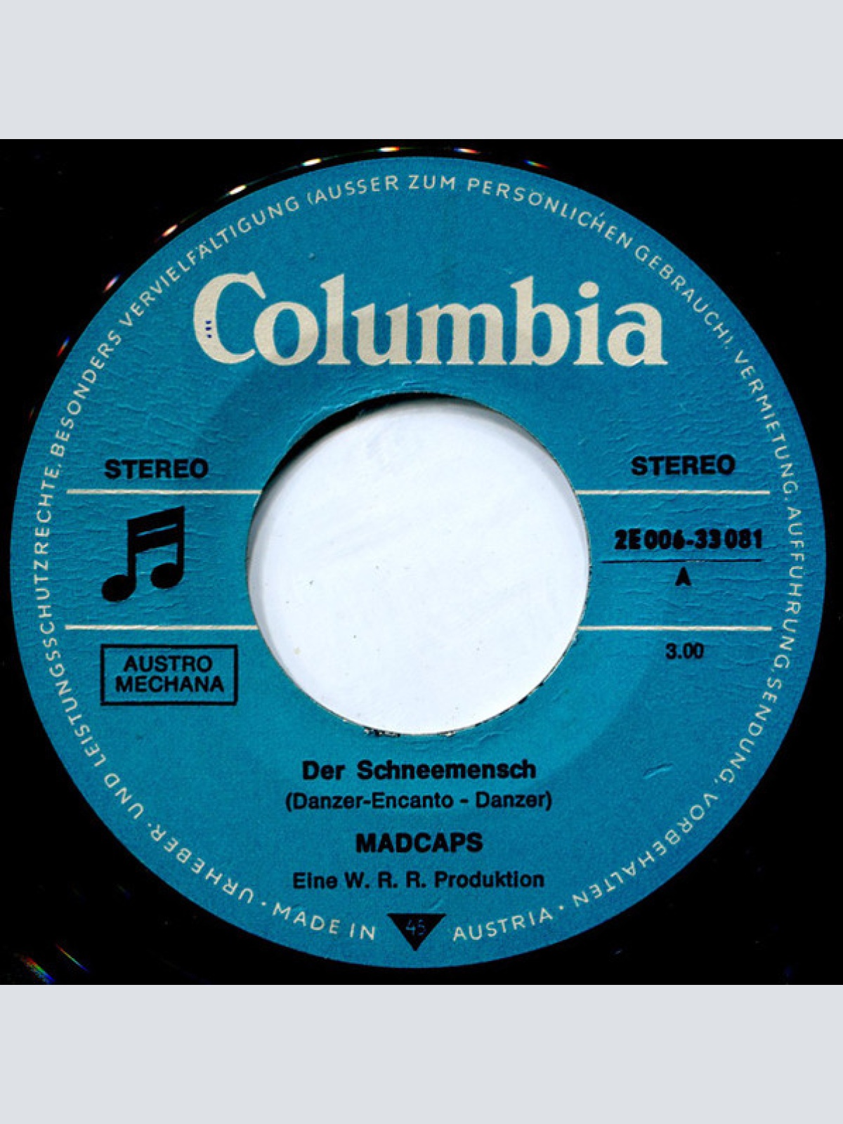 Vinyl / Madcaps* - Der Schneemensch