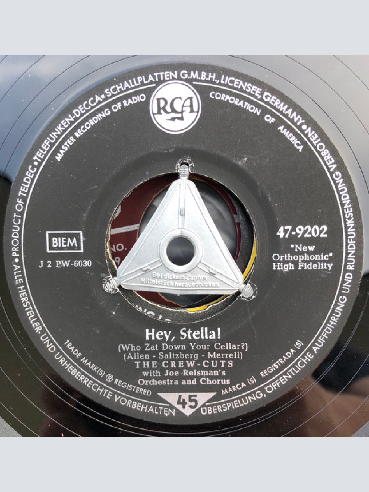 Vinyl / The Crew-Cuts* - Hey, Stella !