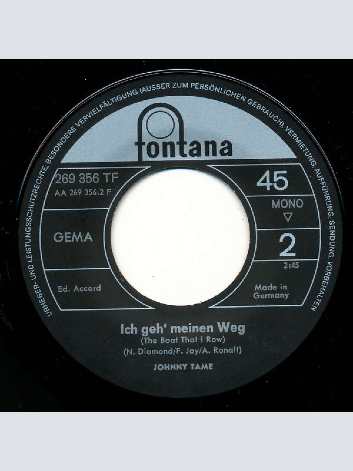 Vinyl / Johnny Tame - Agatha Twitchit