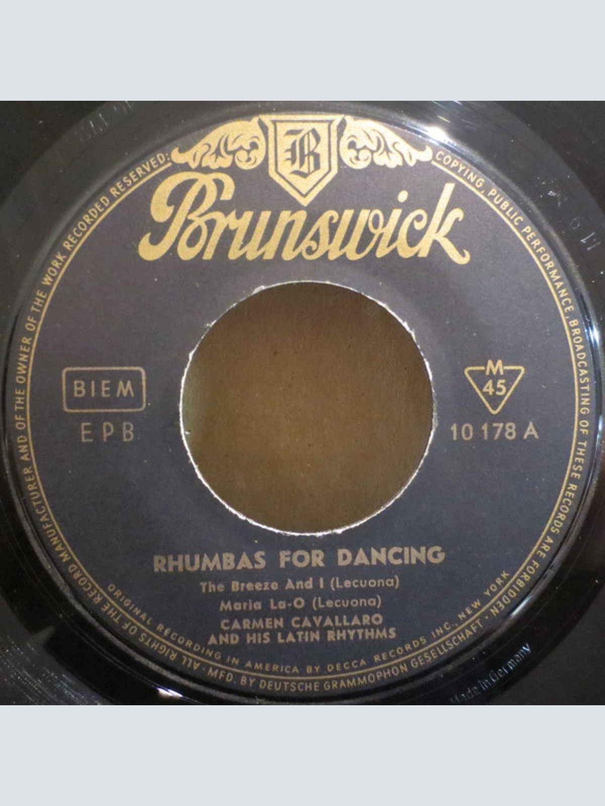 Vinyl / Carmen Cavallaro And His Latin Rhythms - Rhumbas For Dancing