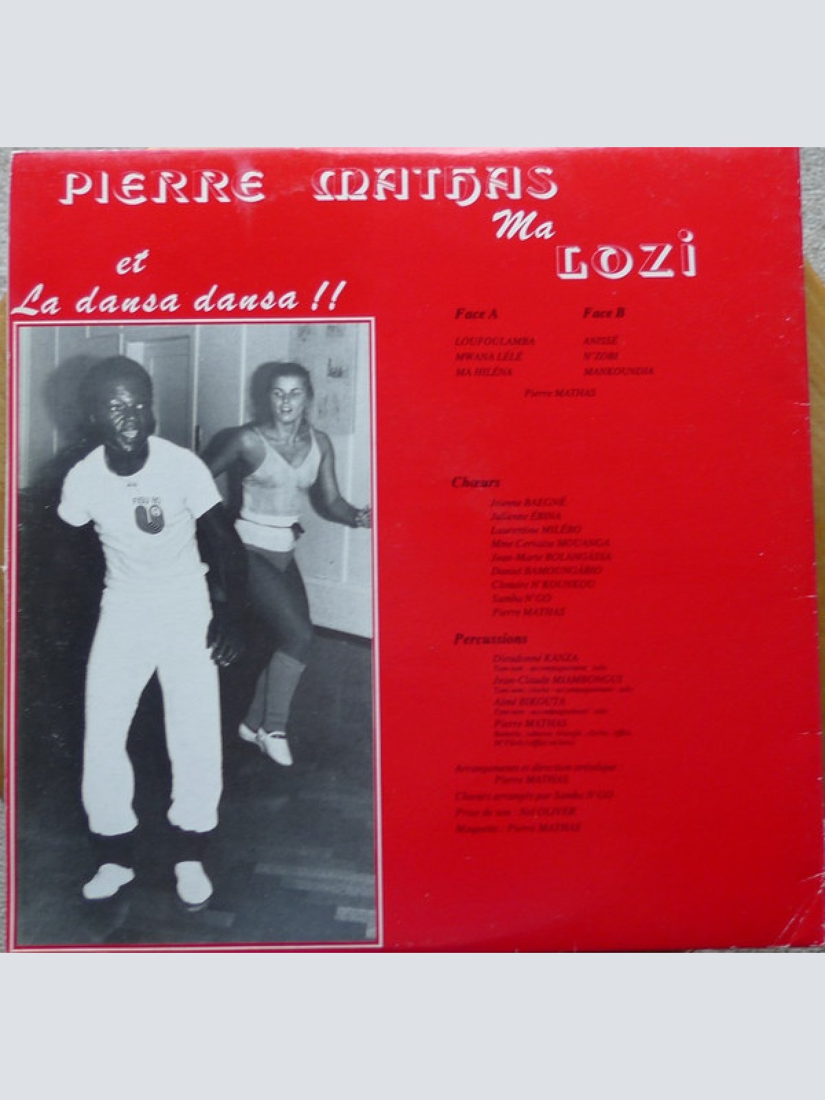 Vinyl / Pierre Mathas Et La Dansa Dansa - Chants Et Rythmes Du Congo