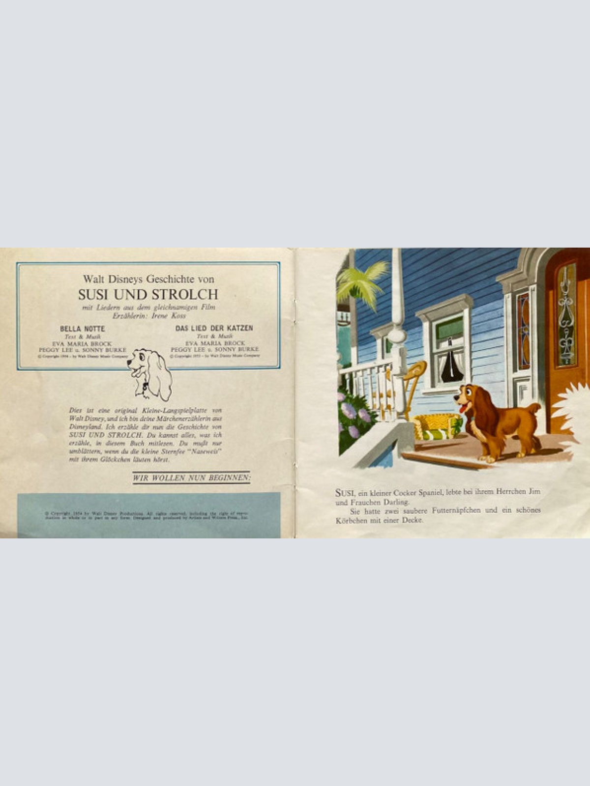 Vinyl / Irene Koss - Susi Und Strolch