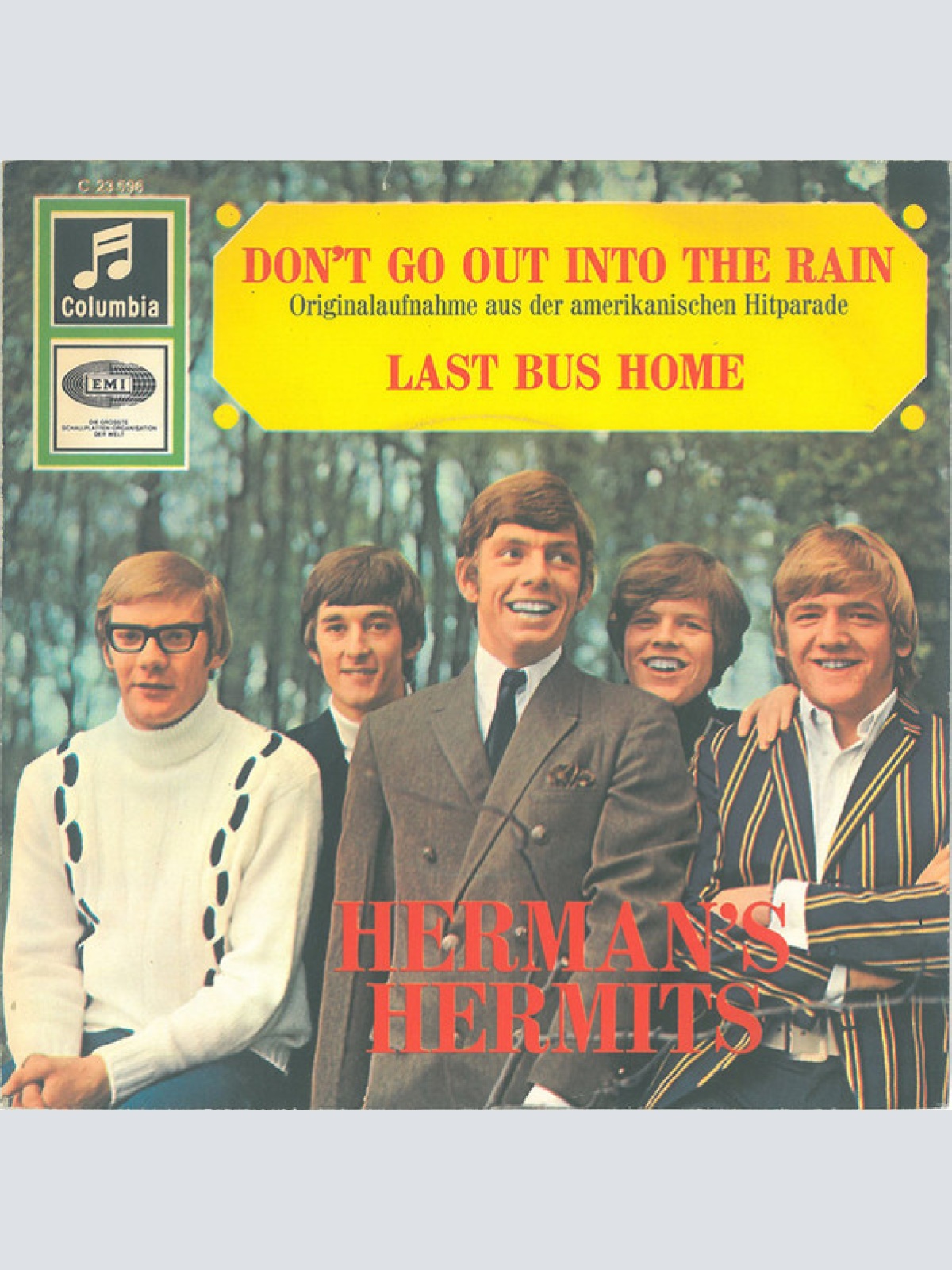 Vinyl / Herman's Hermits - Don't Go Out Into The Rain / Last Bus Home