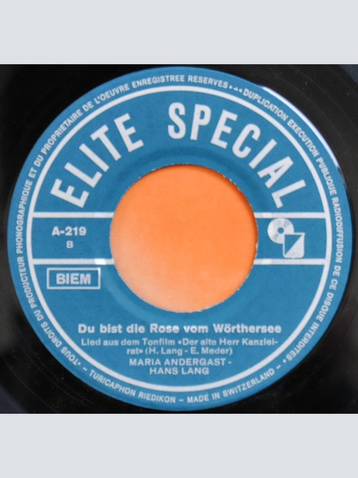 Vinyl / Maria Andergast - Hans Lang - Mariandl