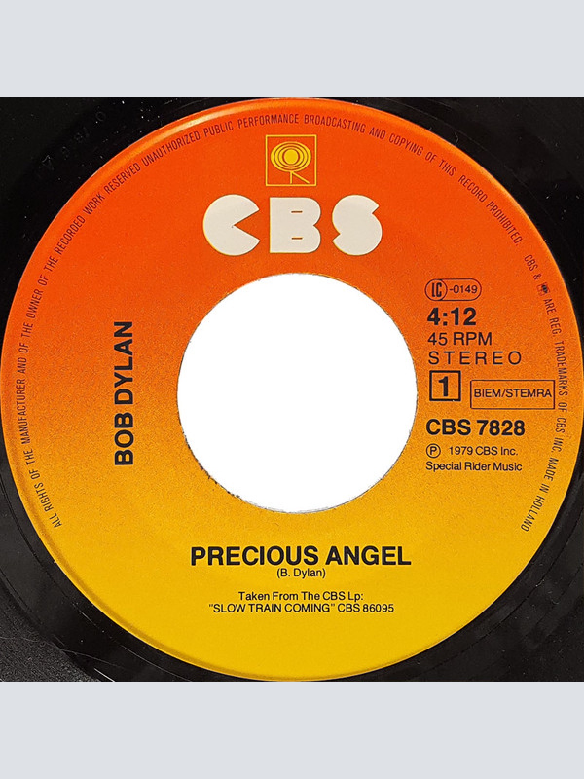 Vinyl / Bob Dylan - Precious Angel