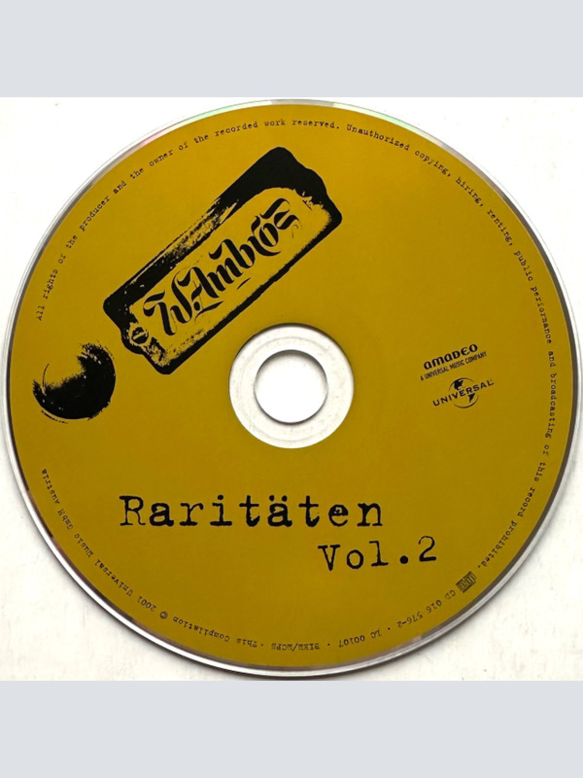 CD / W.Ambros* - Raritäten Vol. 2