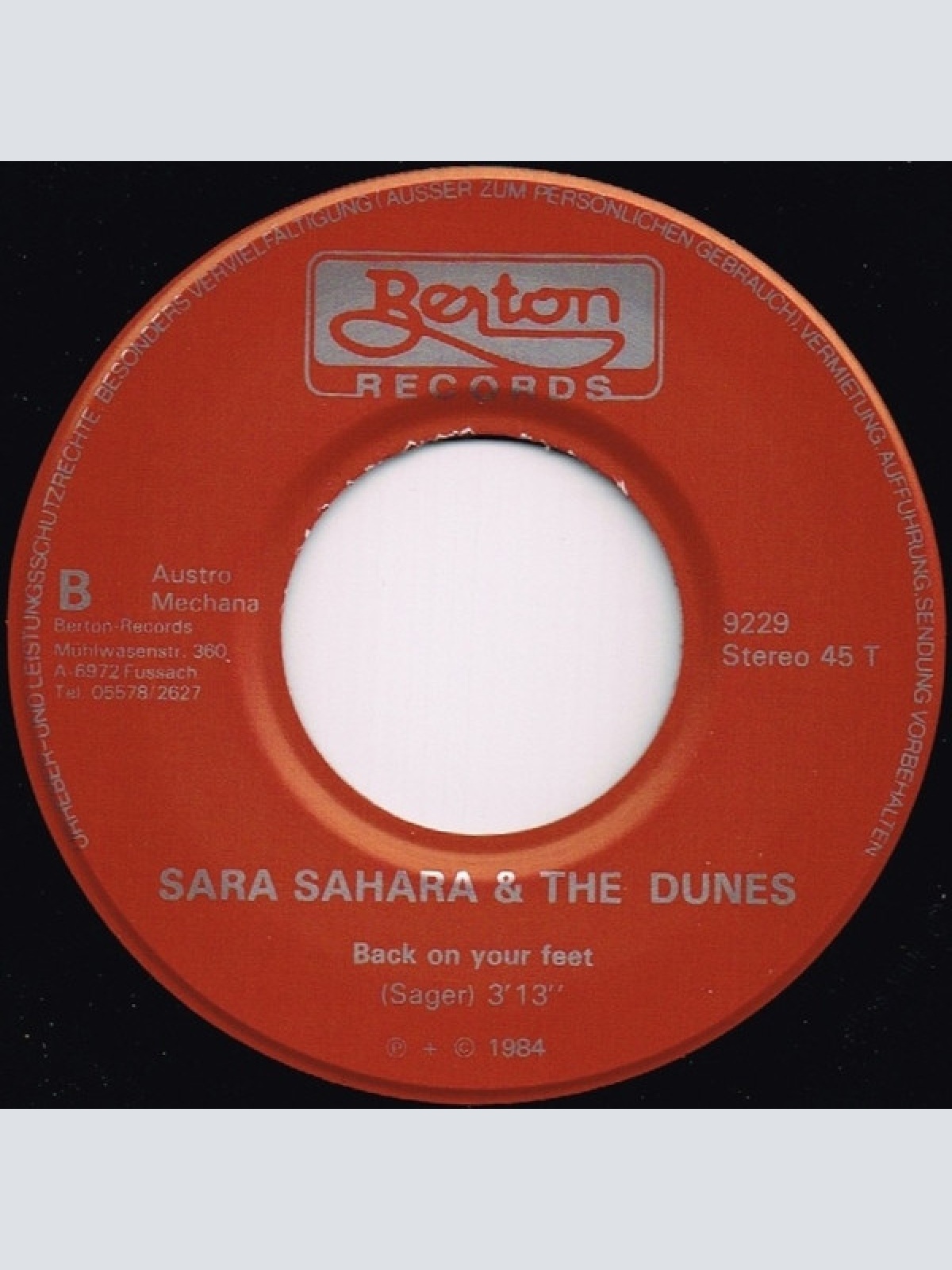 Vinyl / Sara Sahara And The Dunes - Fred Der Fuchs