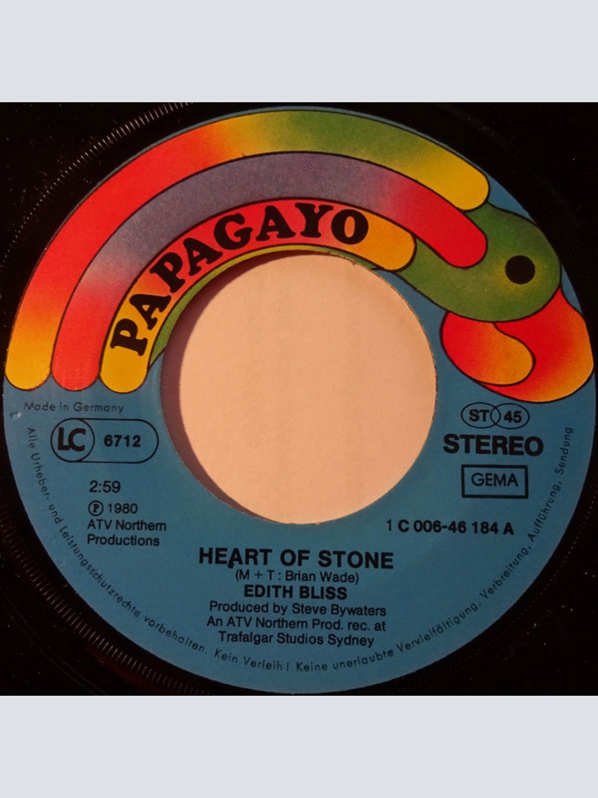 Vinyl / Edith Bliss - Heart Of Stone