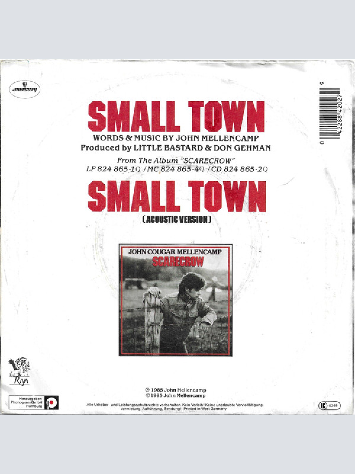 Vinyl / John Cougar Mellencamp - Small Town
