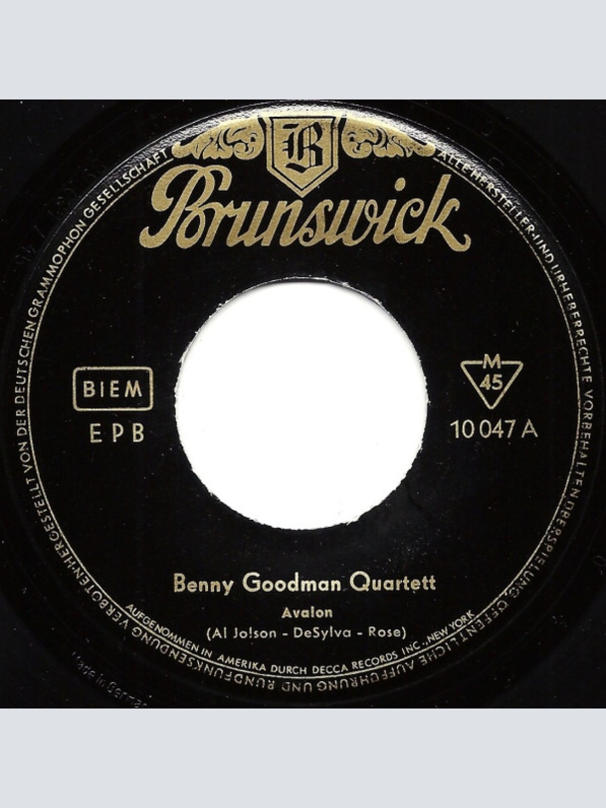 Vinyl / Benny Goodman Quartett* - Die Benny Goodman Story