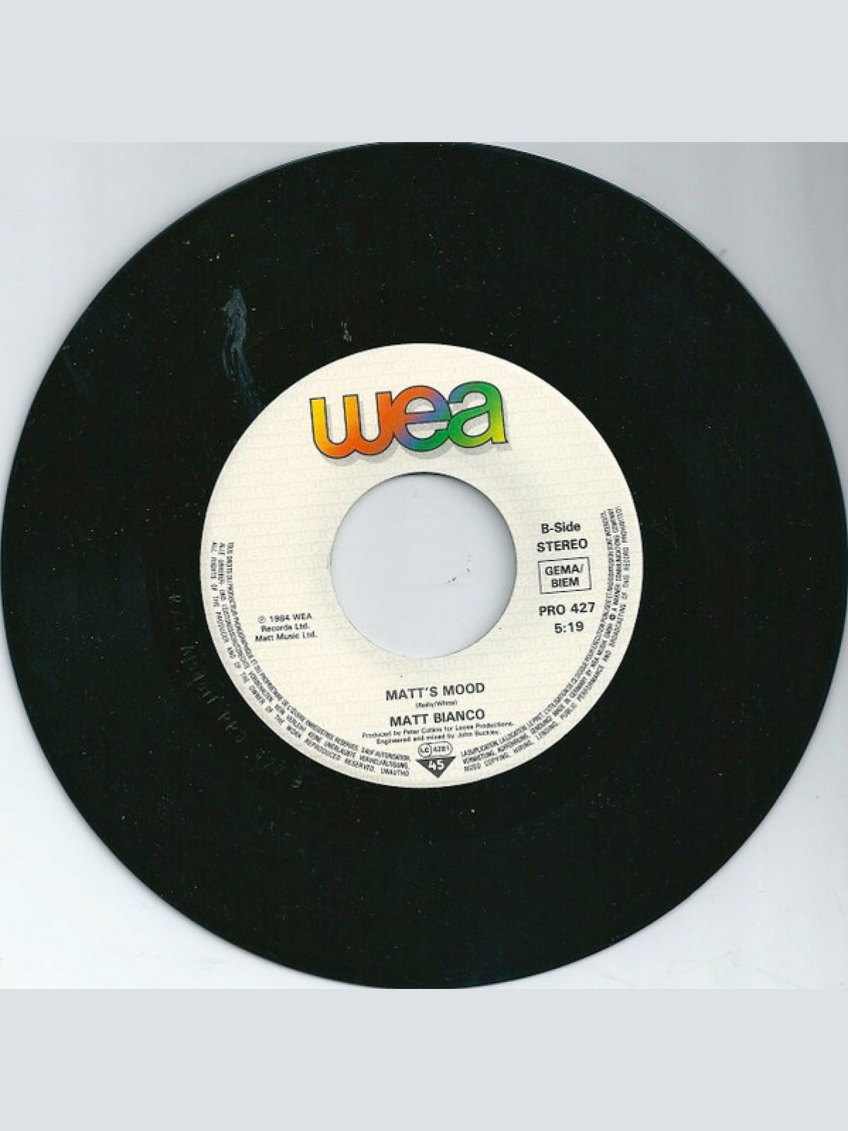 Vinyl / Matt Bianco - Big Rosie