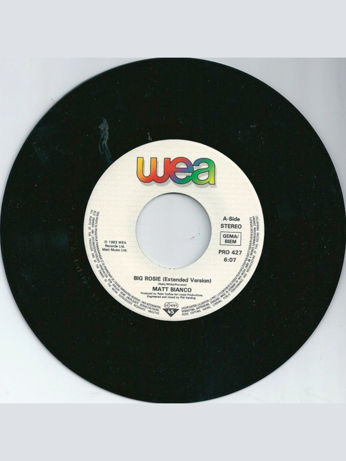 Vinyl / Matt Bianco - Big Rosie