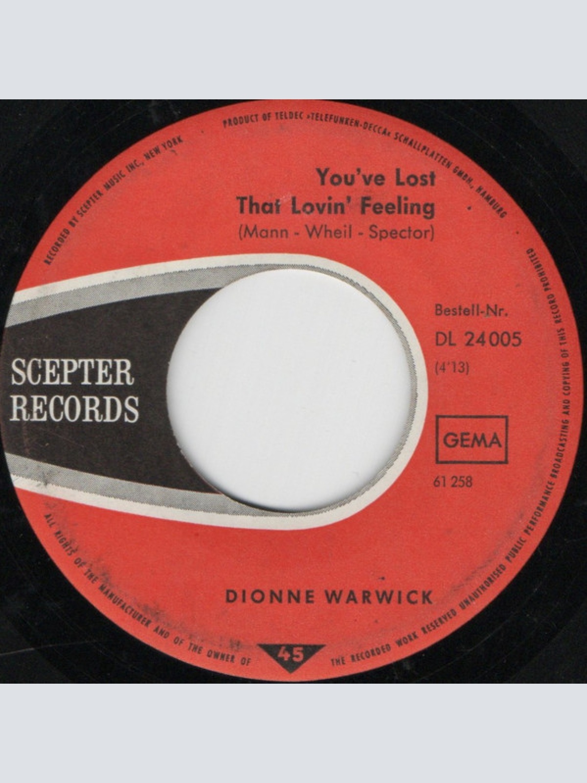 Vinyl / Dionne Warwick - You've Lost That Lovin' Feeling