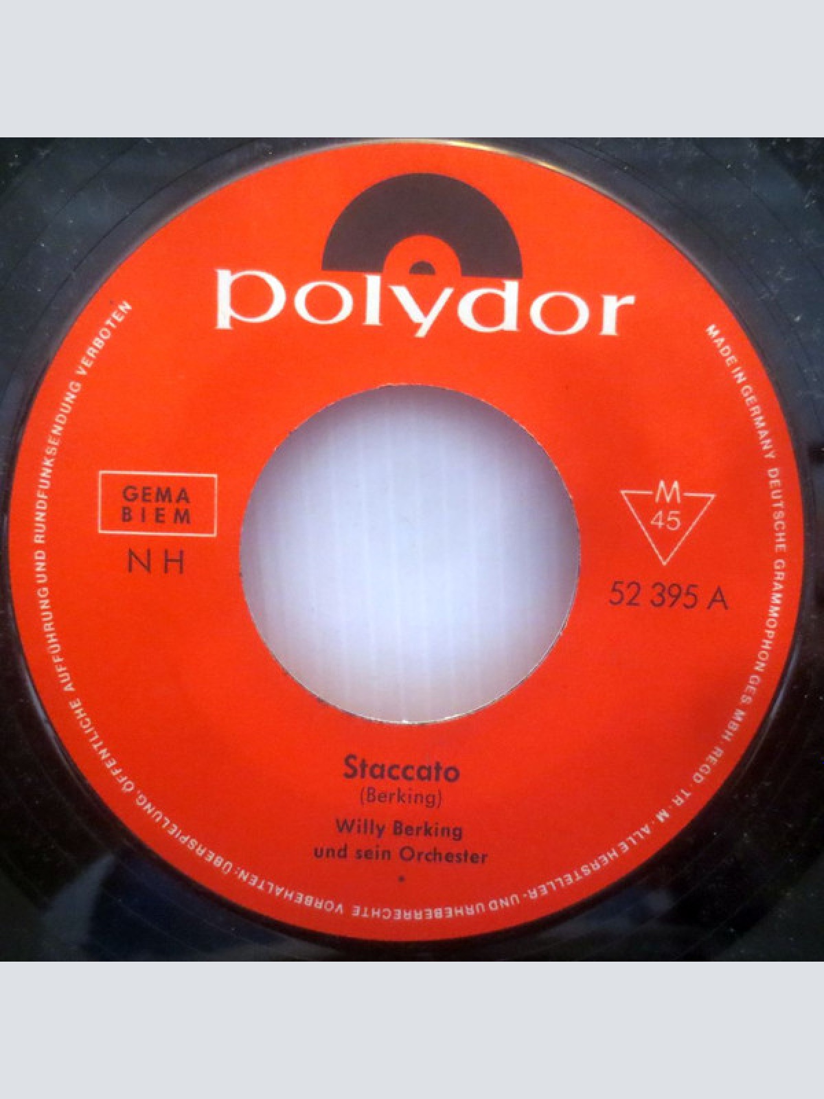 Vinyl / Willy Berking Und Sein Orchester - Staccato / Ping Pong