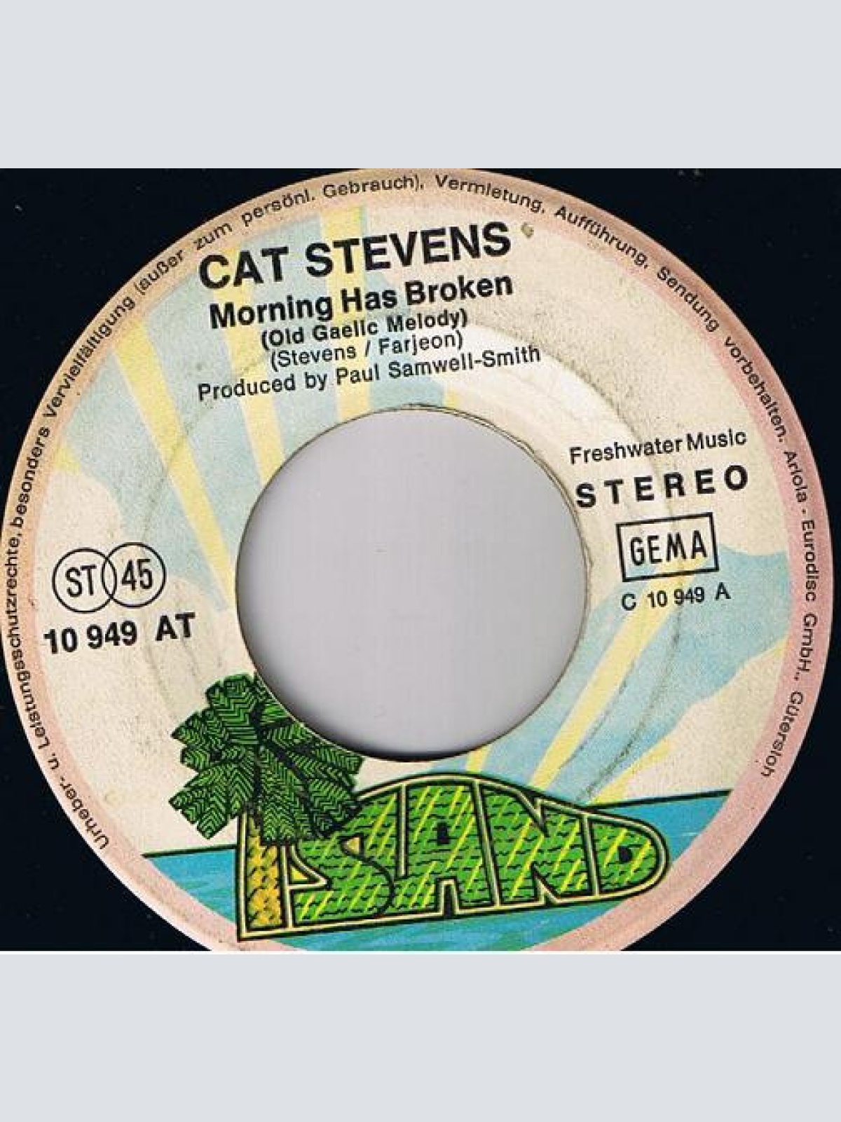 Vinyl / Cat Stevens - Morning Has Broken / Want To Live In A Wigwam