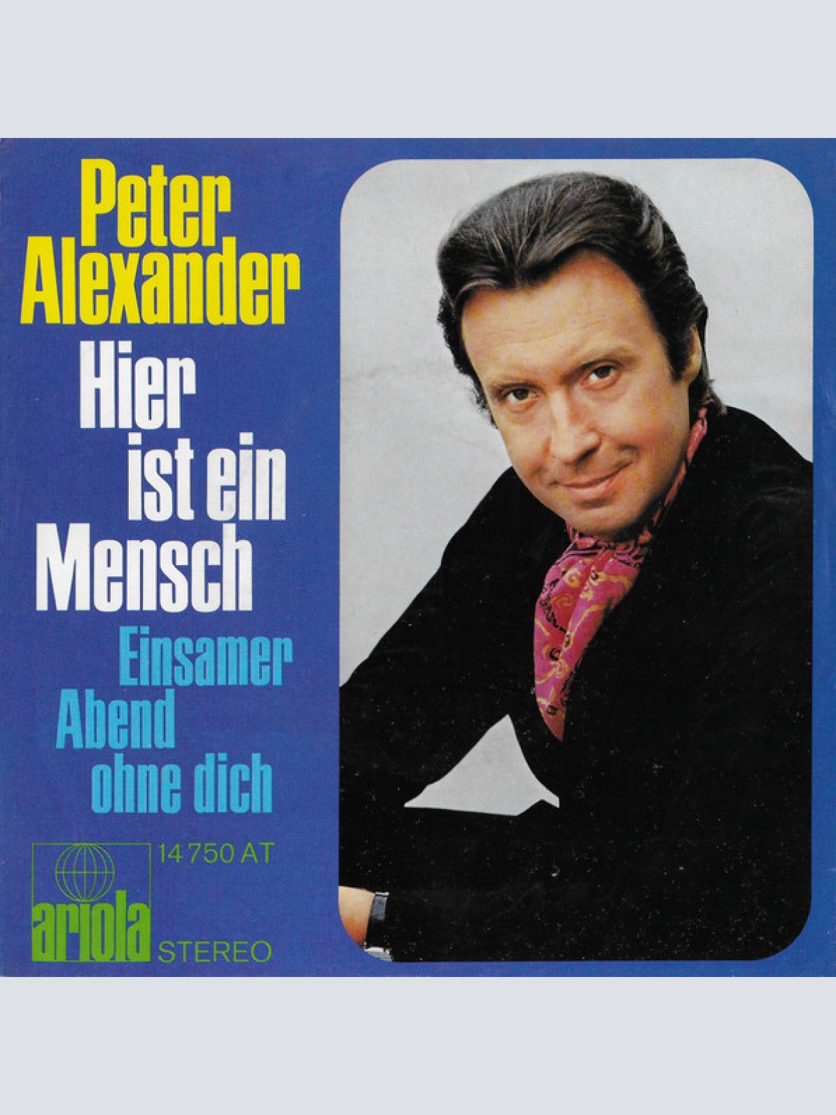 Vinyl / Peter Alexander - Hier Ist Ein Mensch