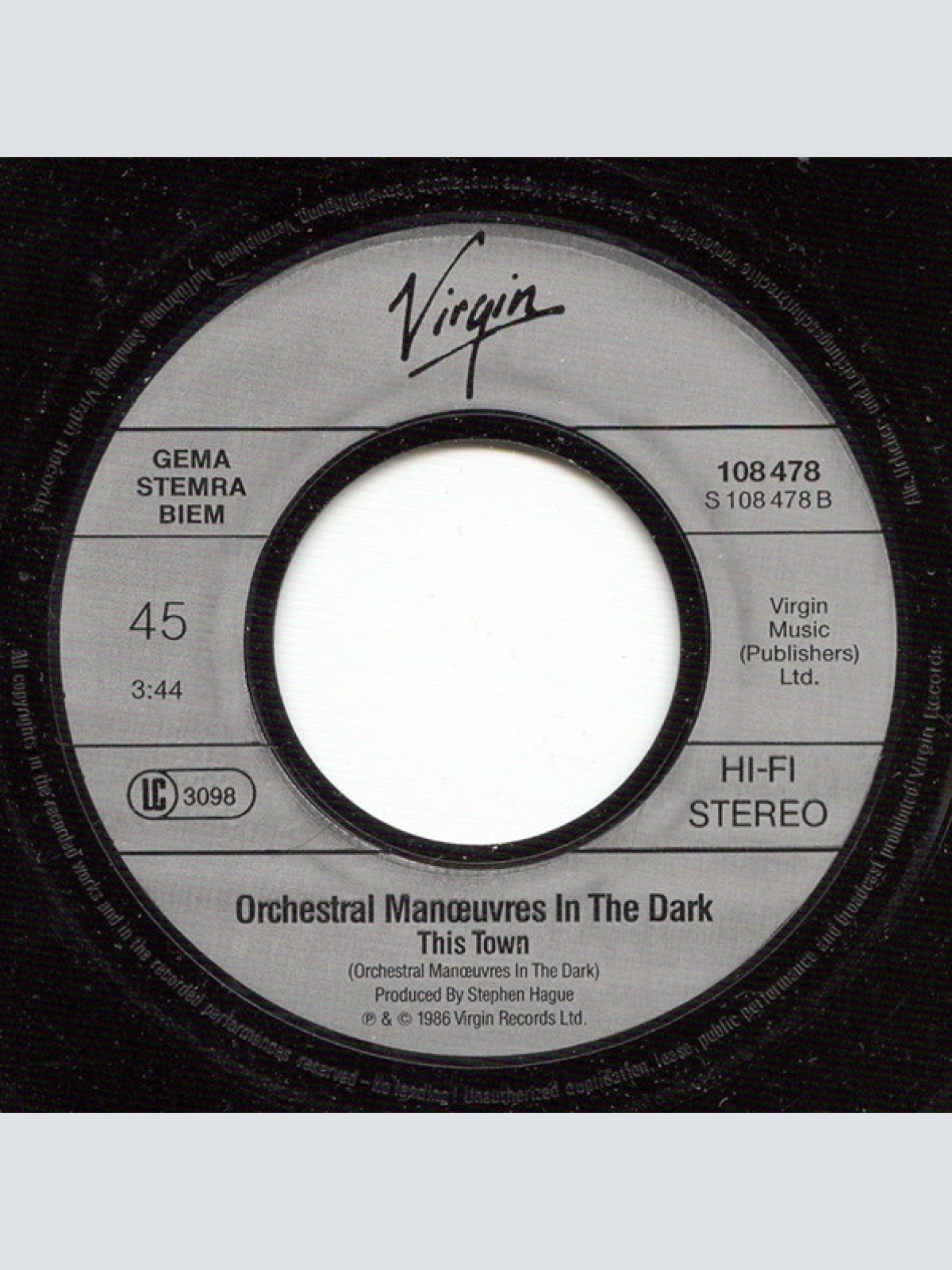 Vinyl / Orchestral Manœuvres In The Dark* - (Forever) Live And Die