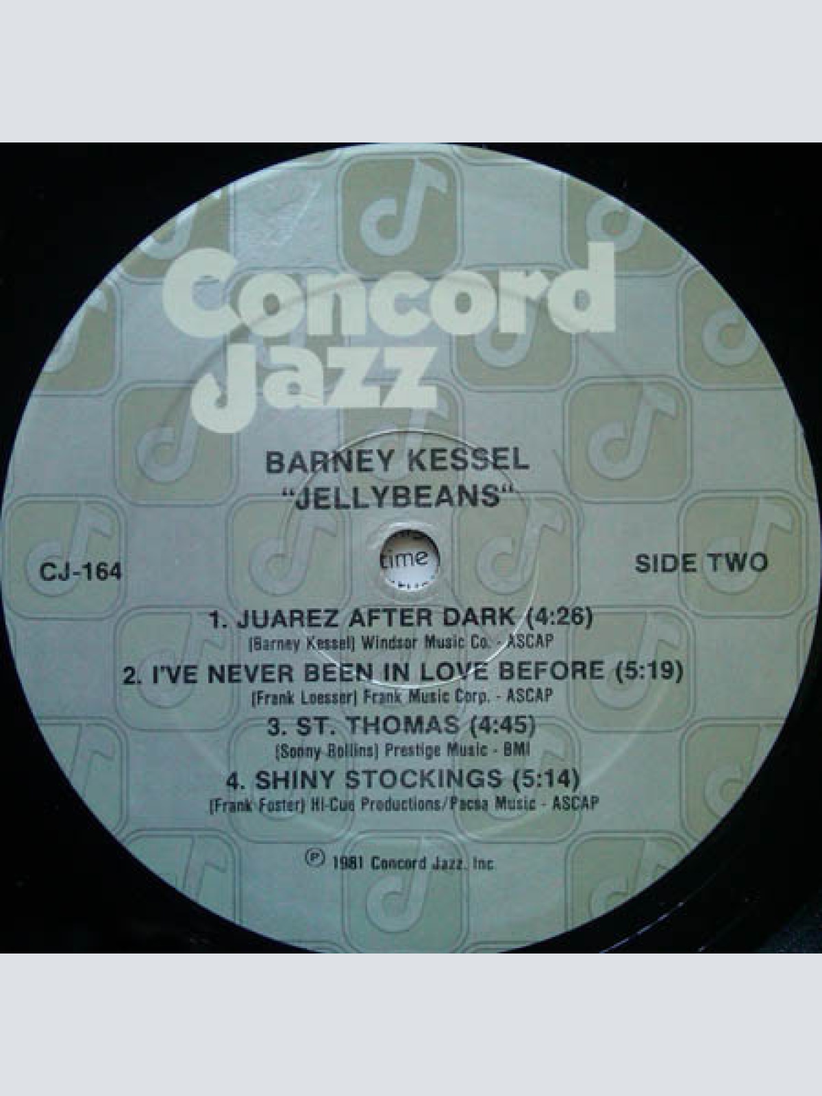 Vinyl / The Barney Kessel Trio - Jellybeans