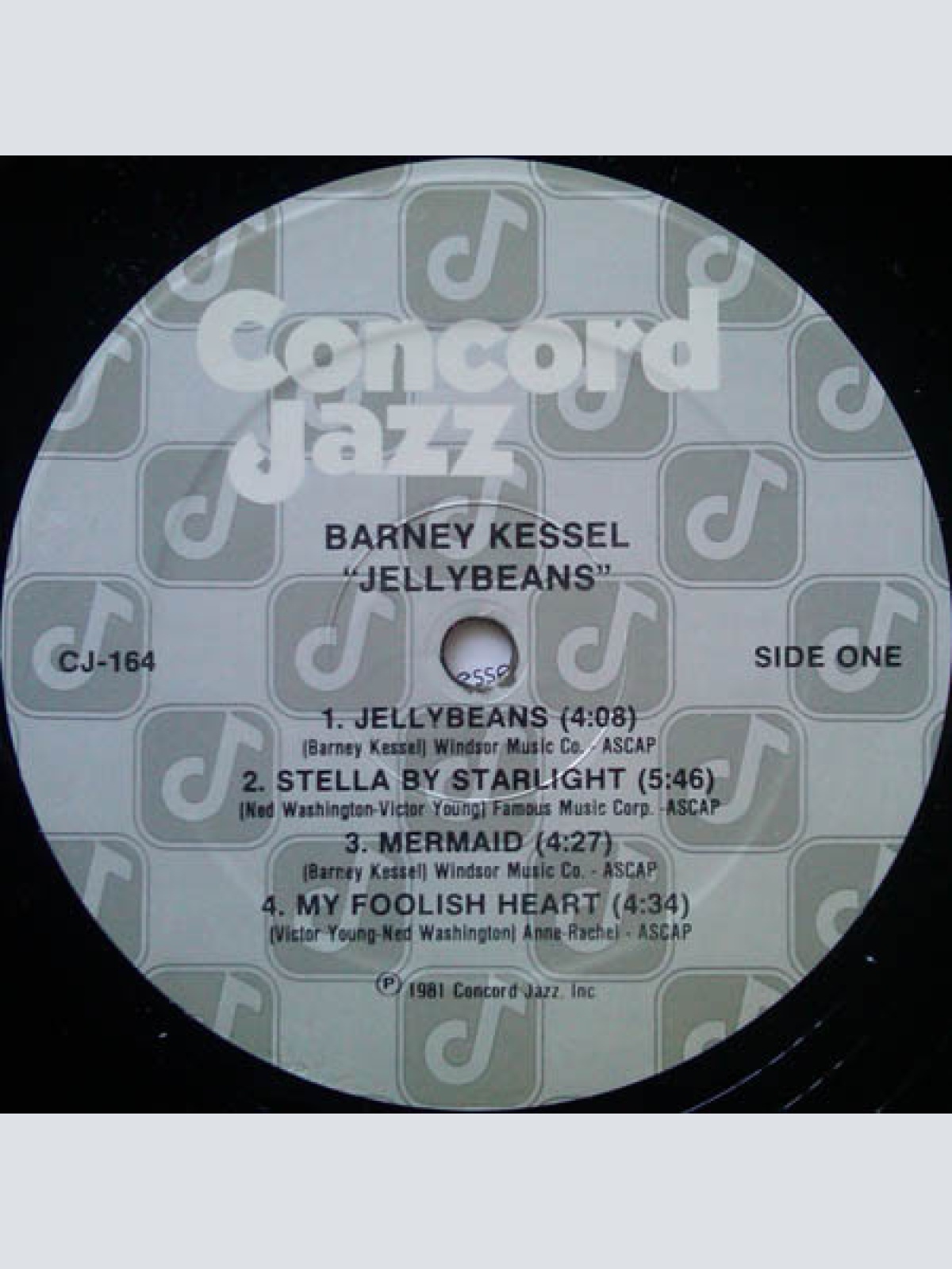 Vinyl / The Barney Kessel Trio - Jellybeans