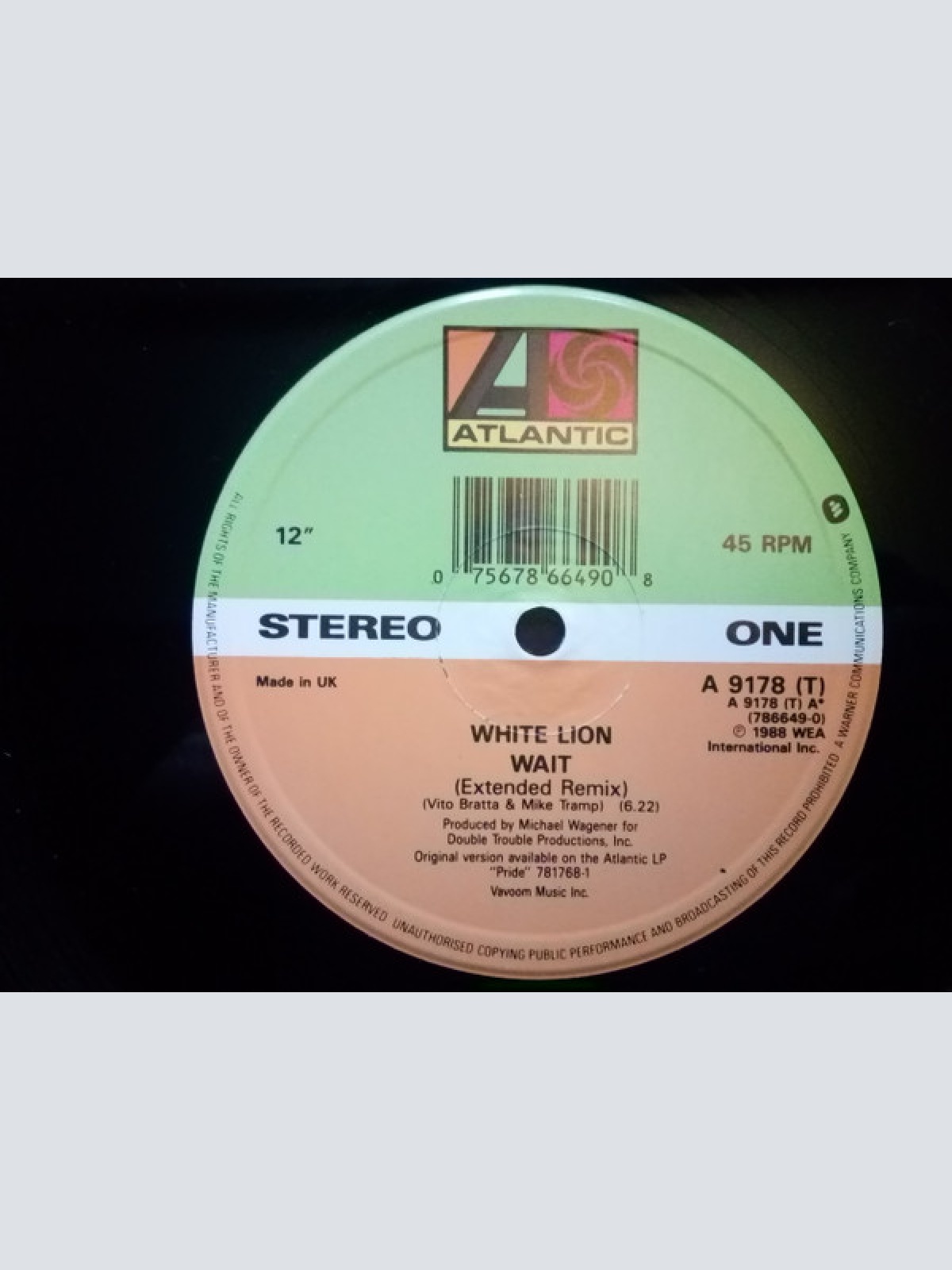 Vinyl / White Lion - Wait