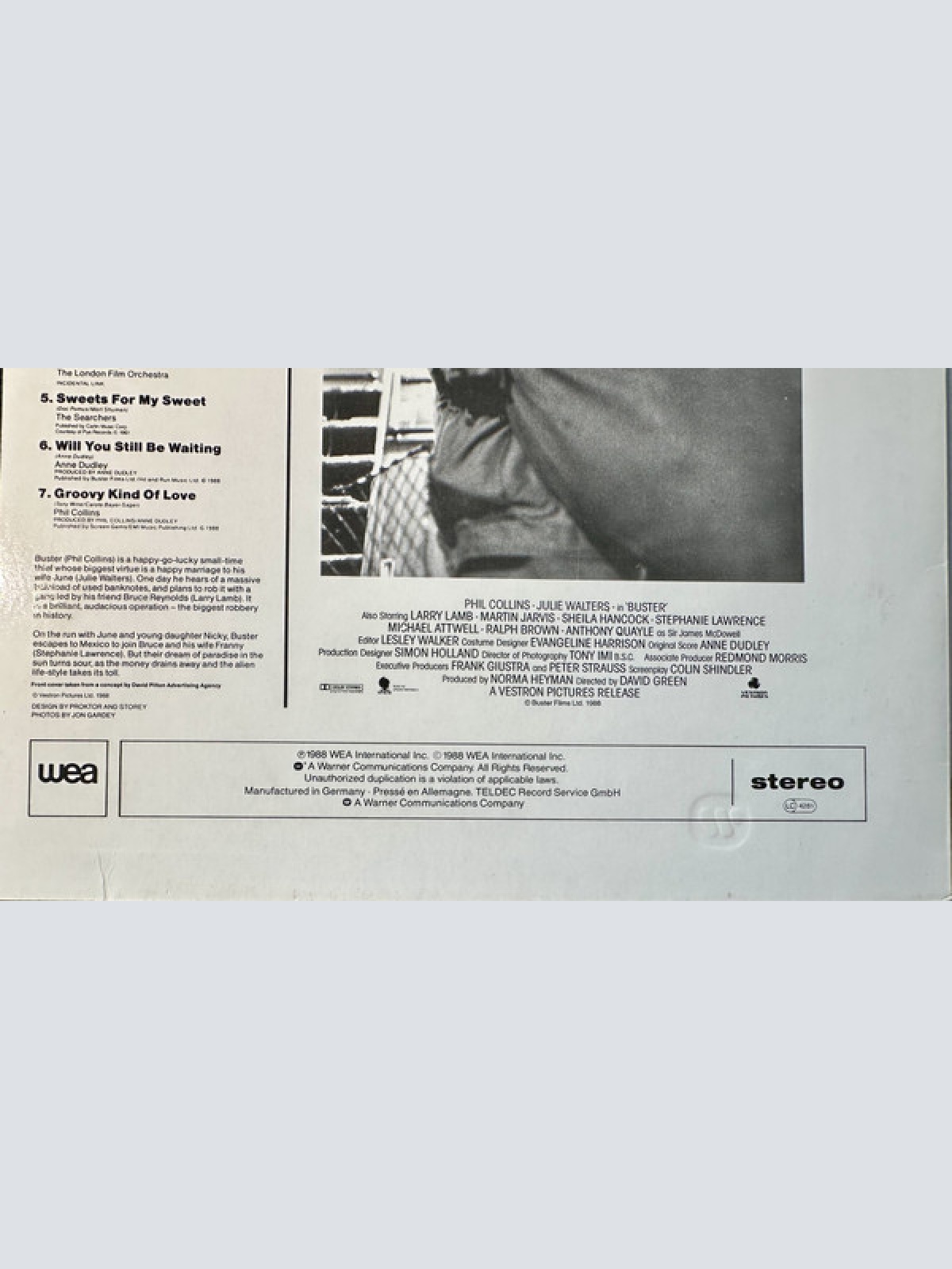 Vinyl / Various - Buster - Original Motion Picture Soundtrack