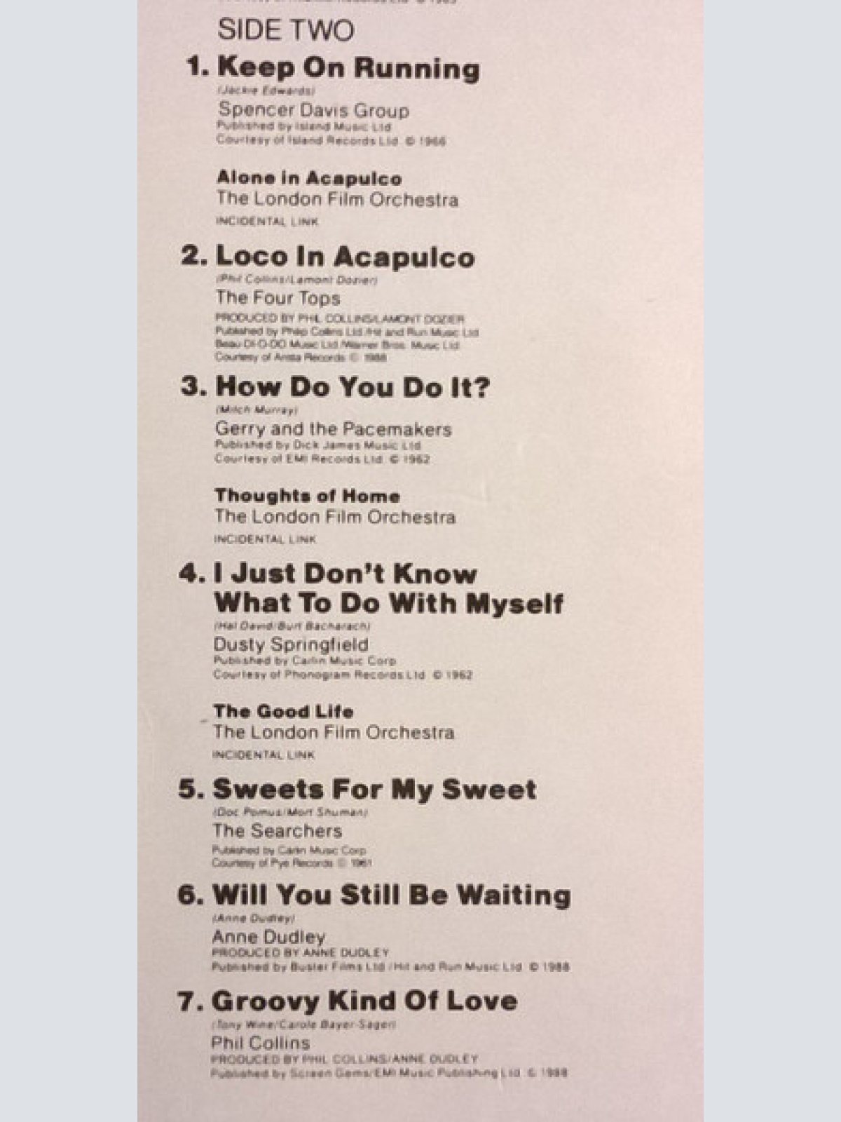 Vinyl / Various - Buster - Original Motion Picture Soundtrack