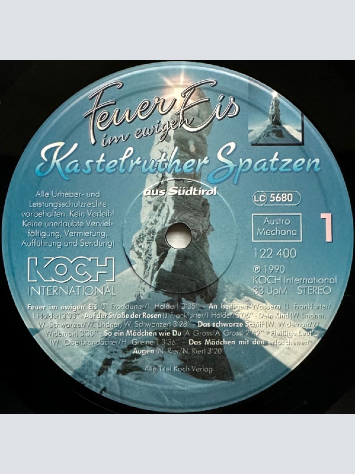 Vinyl / Kastelruther Spatzen - Feuer Im Ewigen Eis