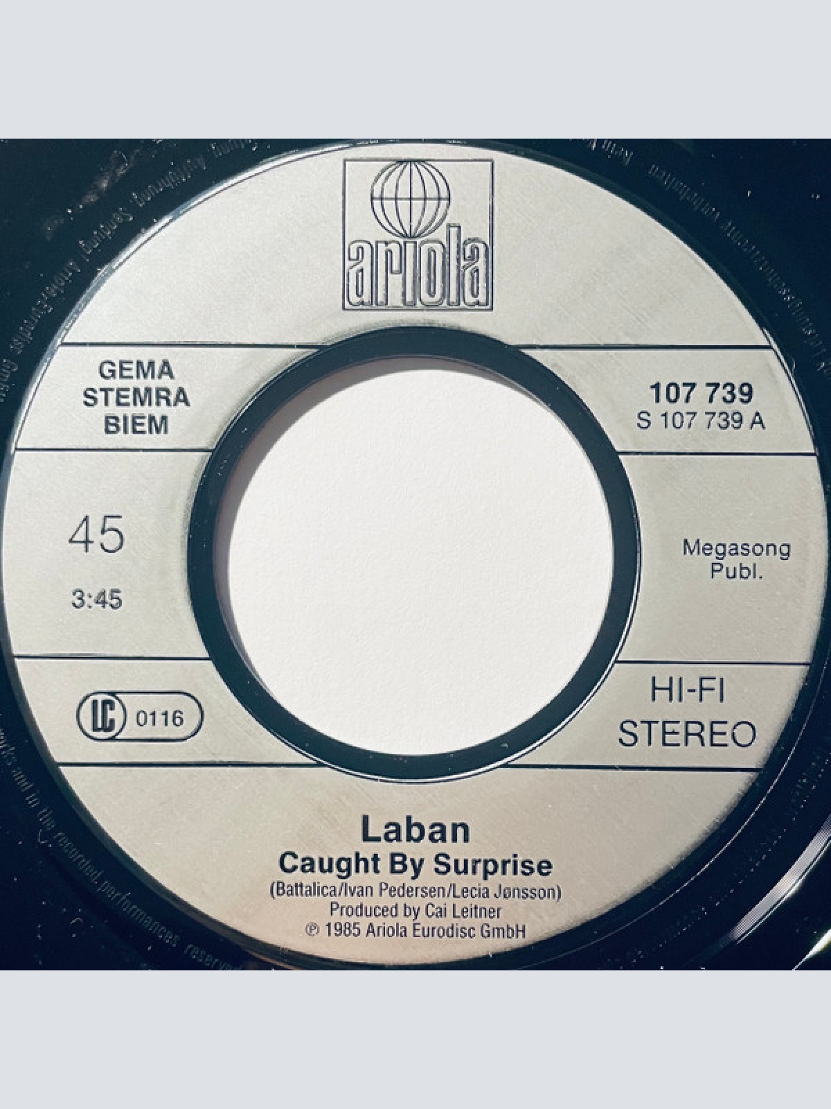 Vinyl / Laban - Caught By Surprise