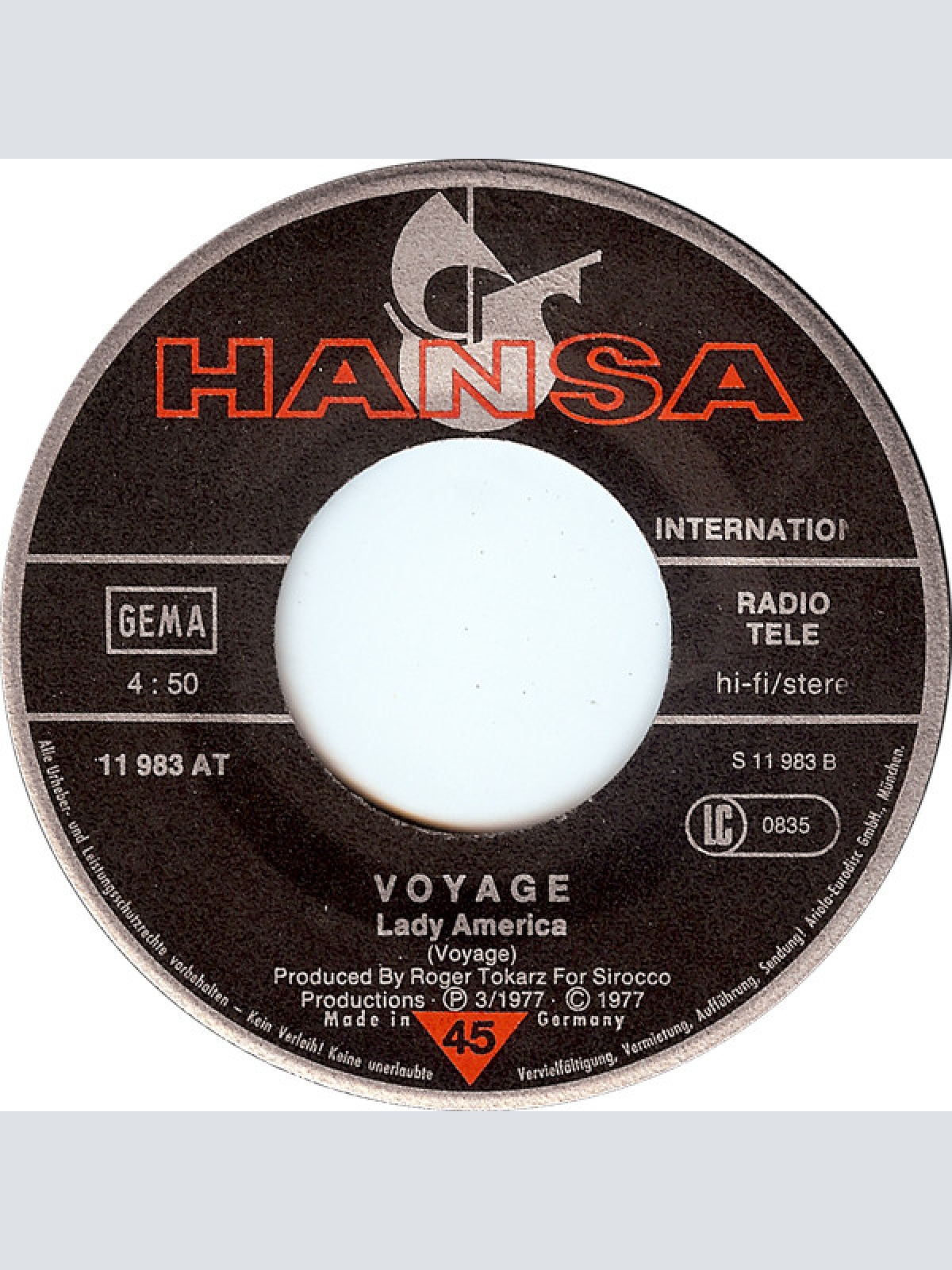 Vinyl / Voyage - Point Zero