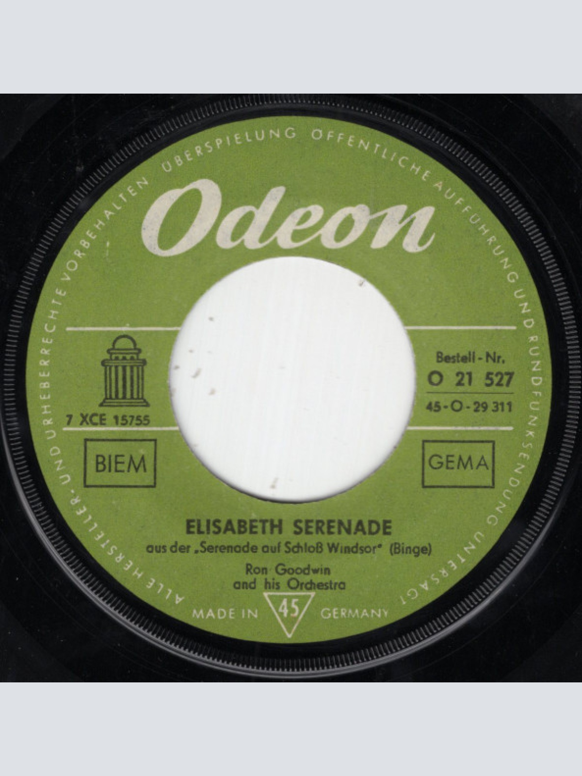Vinyl / Ron Goodwin And His Orchestra - Elisabeth-Serenade